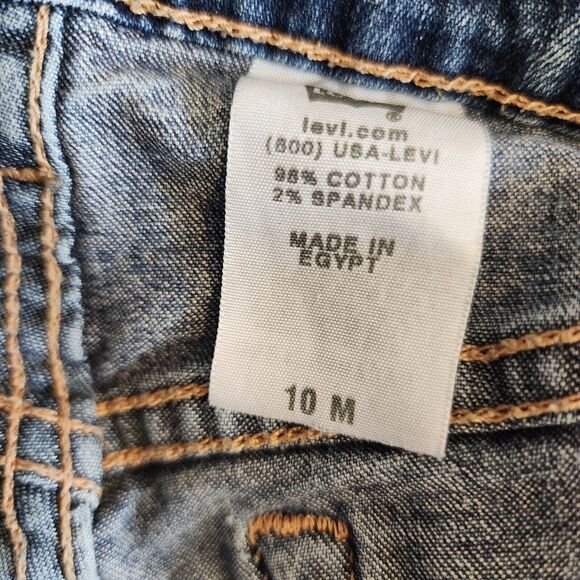 Women's Levi Strauss 550 Classic Relaxed Bootcut Denim Blue Jeans size 10M - Picture 9 of 9